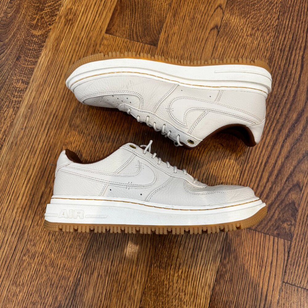 Nike AF1 Luxe Pearl White Gum Size 11.5